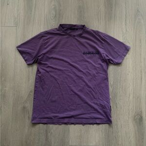 Napapijri Purple Short Sleeve Crewneck Tee